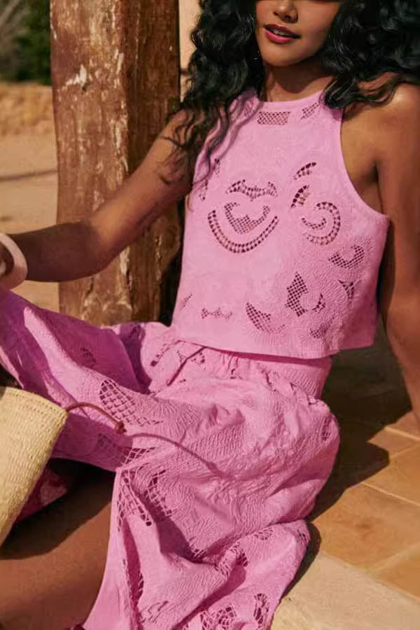 Coordinated Pink Breeze Set