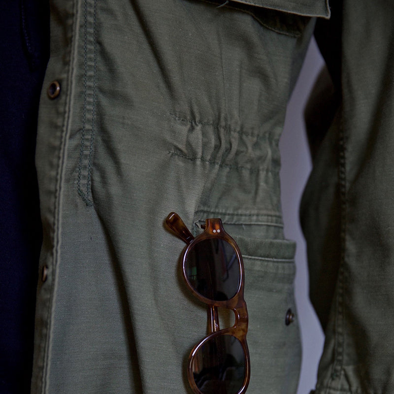 Corduroy Jacket with Zip Front