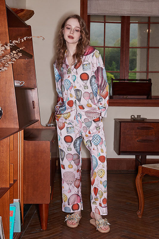 Coordinated Foundation Hot Air Balloon Pajama Set