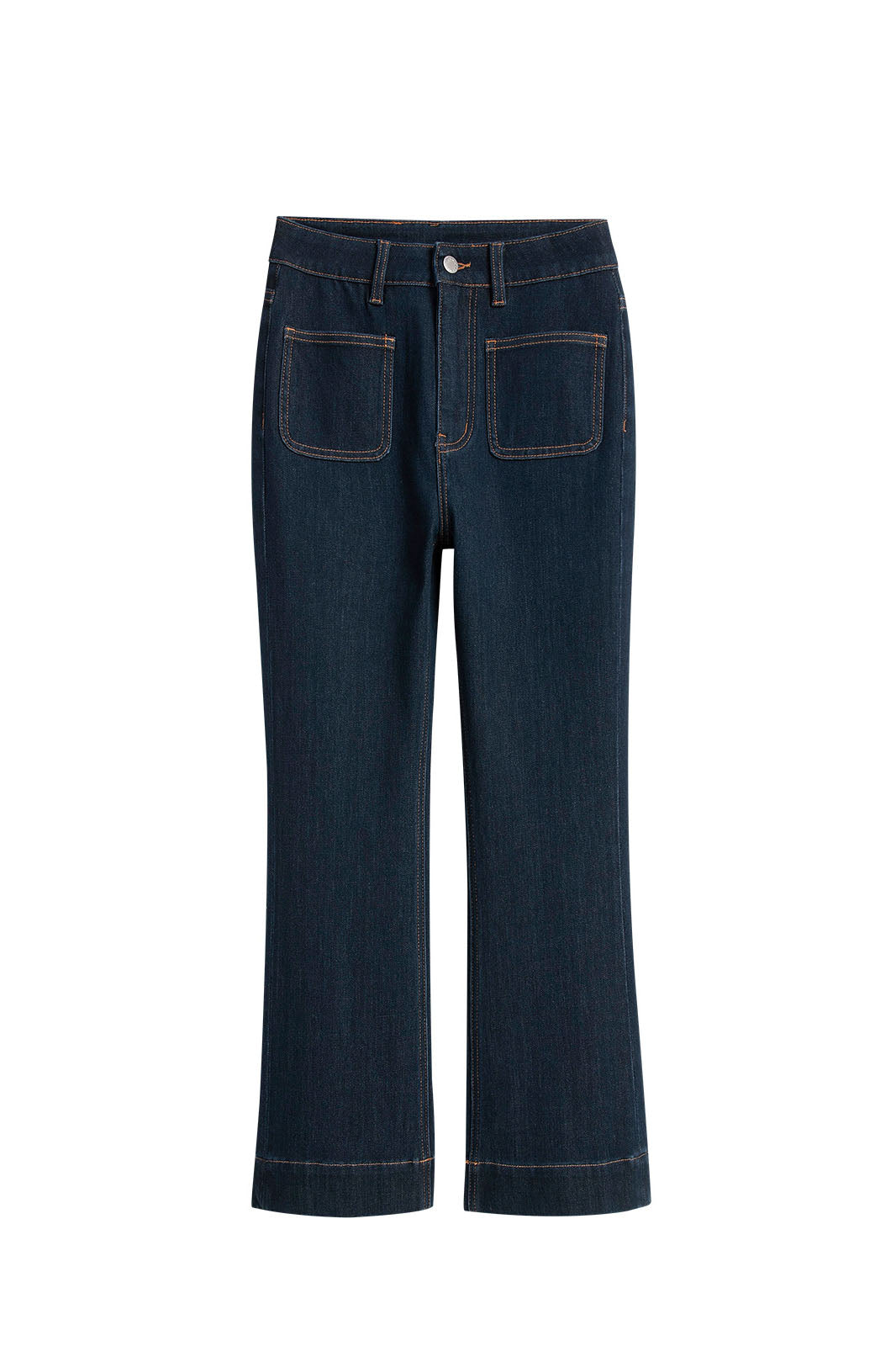 Petite Flare High-Waisted Jeans