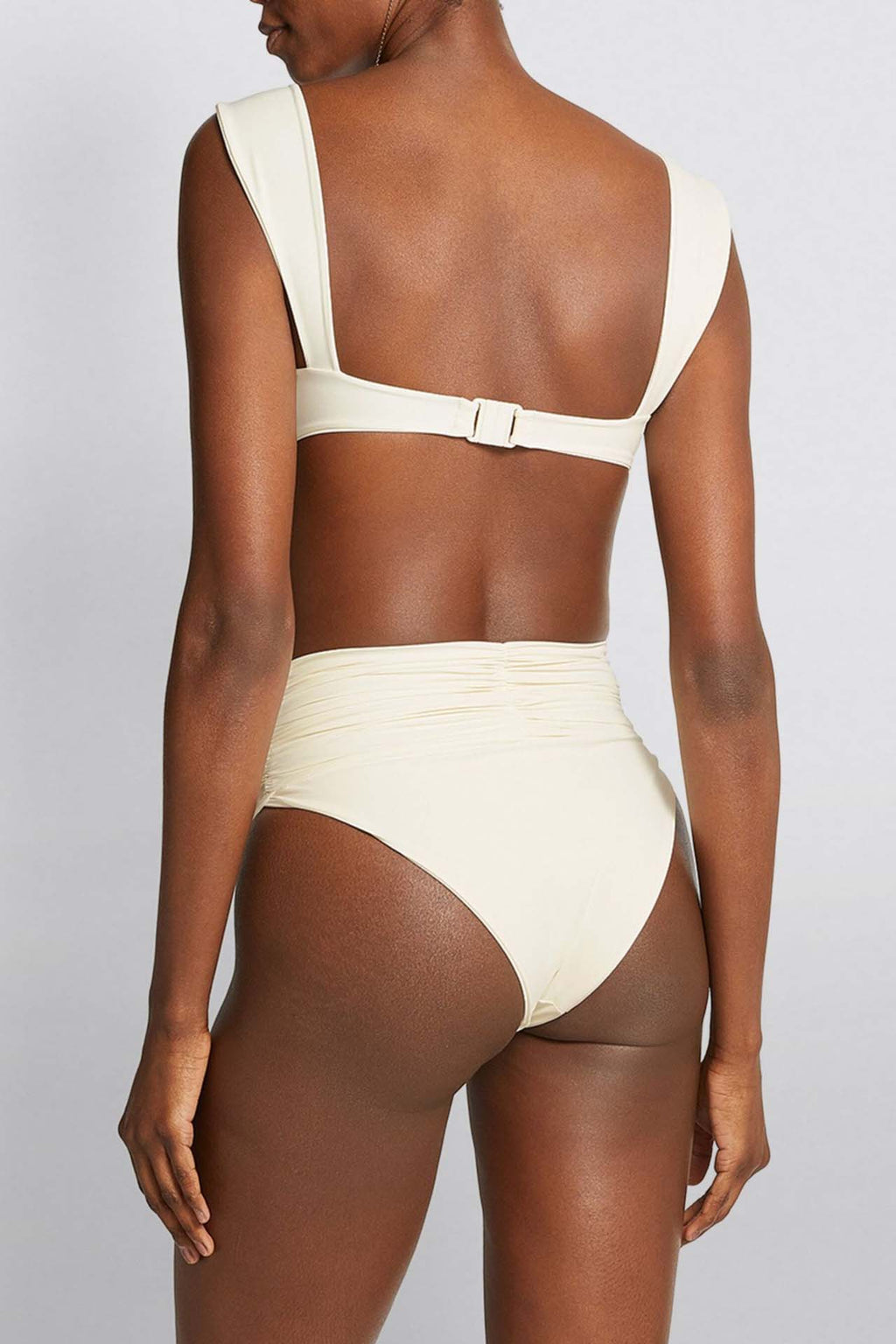 Embellished Ruched Two-Piece Bikini