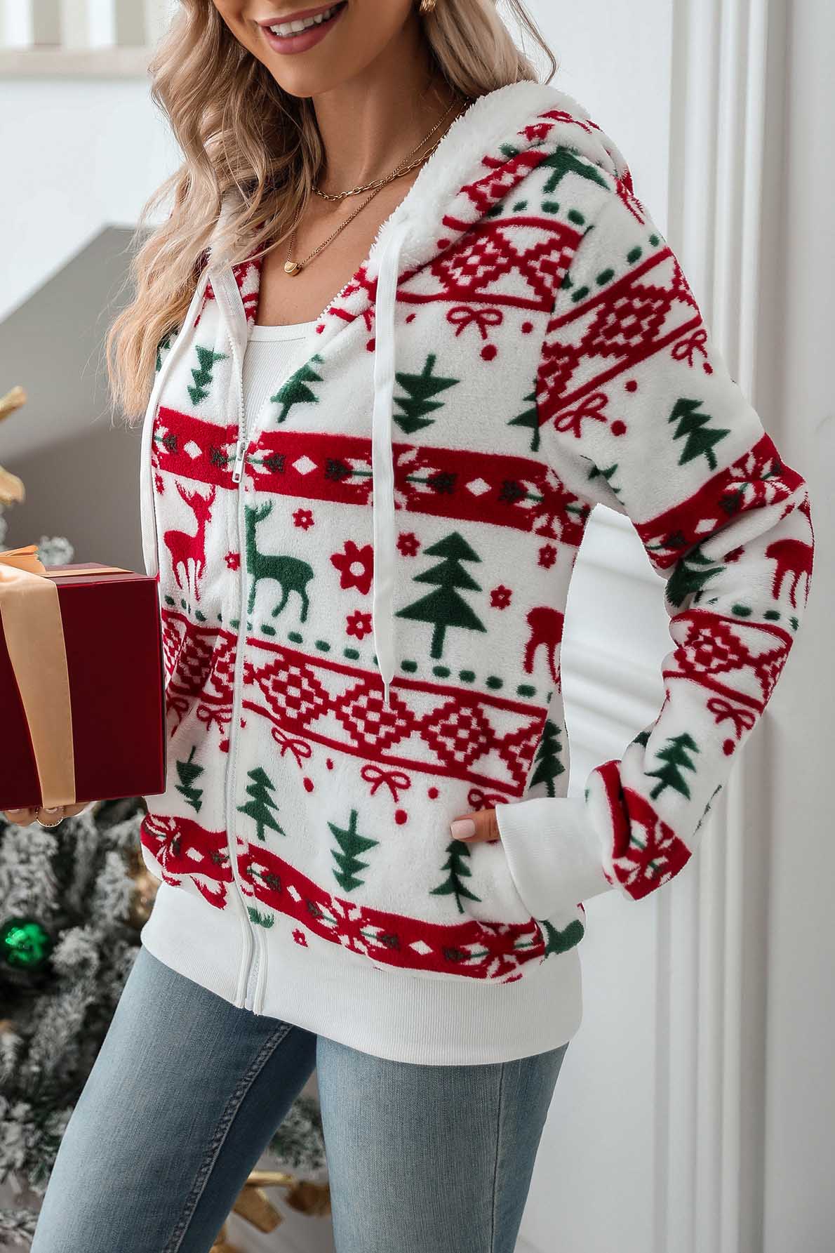 Festive Christmas Knit Cardigan