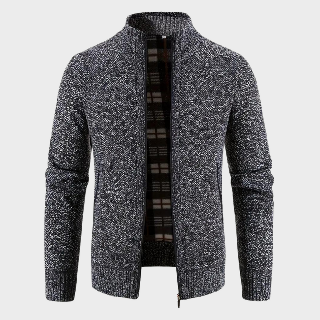 Breathable Knit Cardigan with Longline Cut