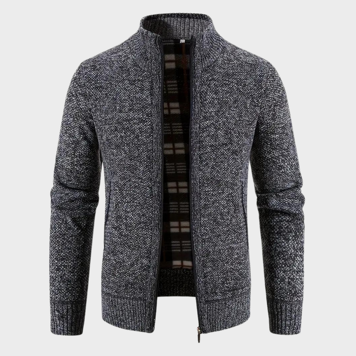 Breathable Knit Cardigan with Longline Cut