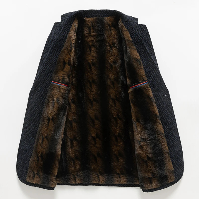 Lightweight Wool Blend Coat