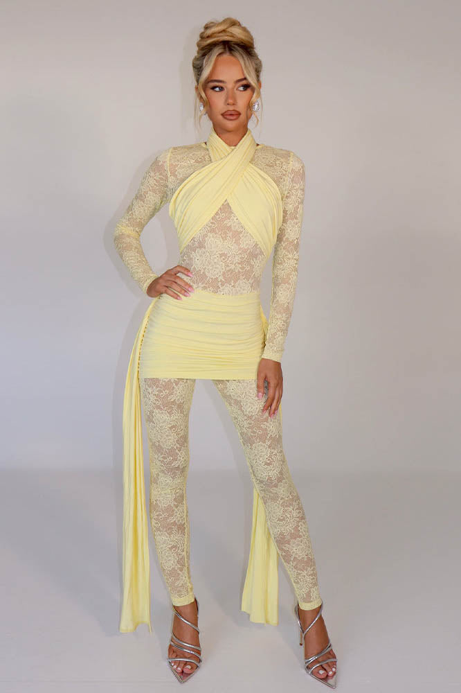 Modern Silken Whispers Jumpsuit