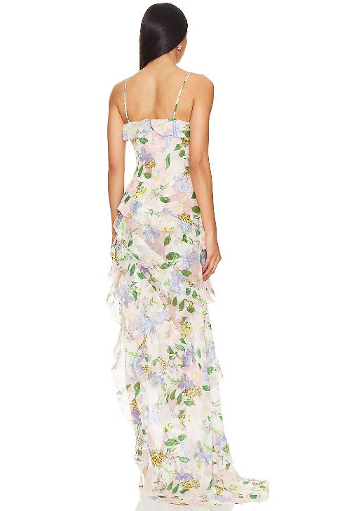 Modern Spring Summer Off-Shoulder Organza Dress