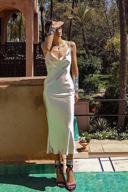 Modern Flowing Moonlight Dress