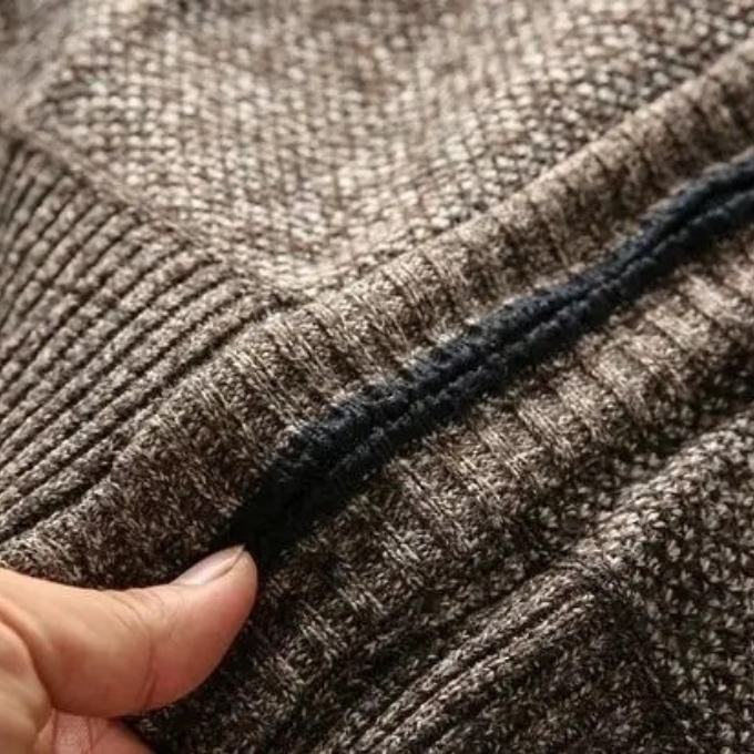 Fleece Jacket with Plaid