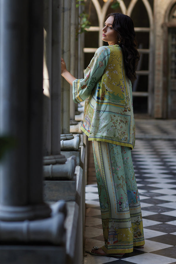 Flair Fusion Flowers Trousers Set