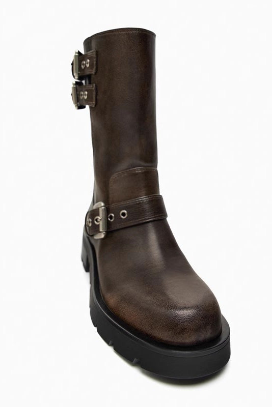 Western Retro Ankle Boots