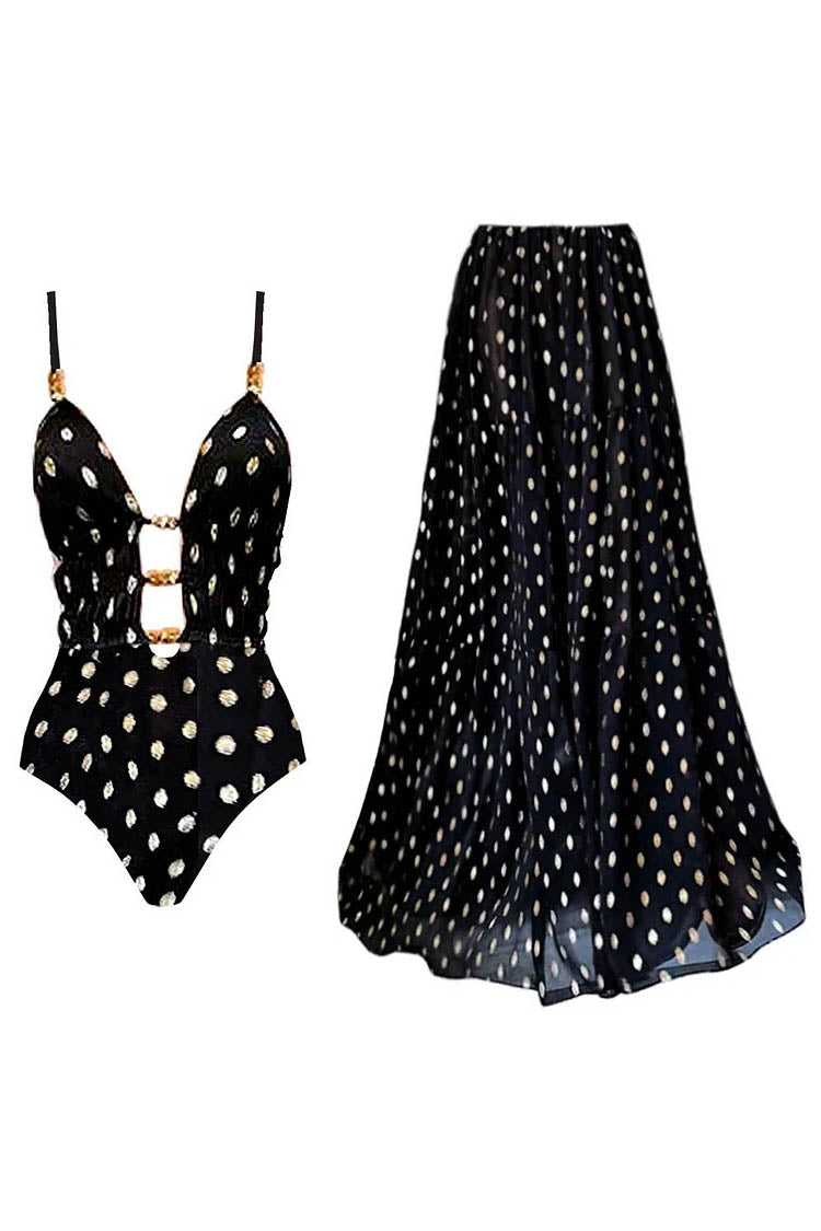 Dot Romance - Retro Swimsuit