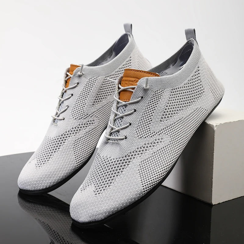Mesh Knit Sneakers with Breathable Upper