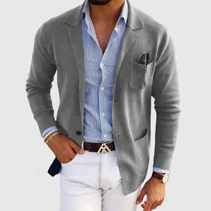 Polyester Blazer with Slim Fit