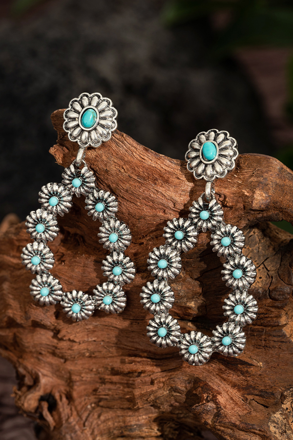 Women's Boho Turquoise Earrings