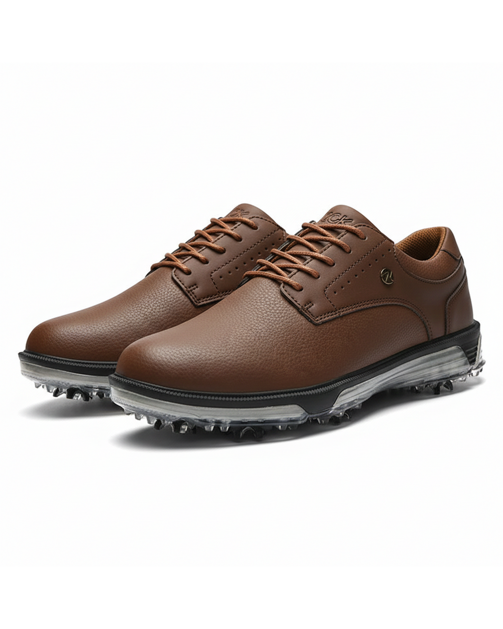 Full-Grain Leather Shoes with Waterproof Build