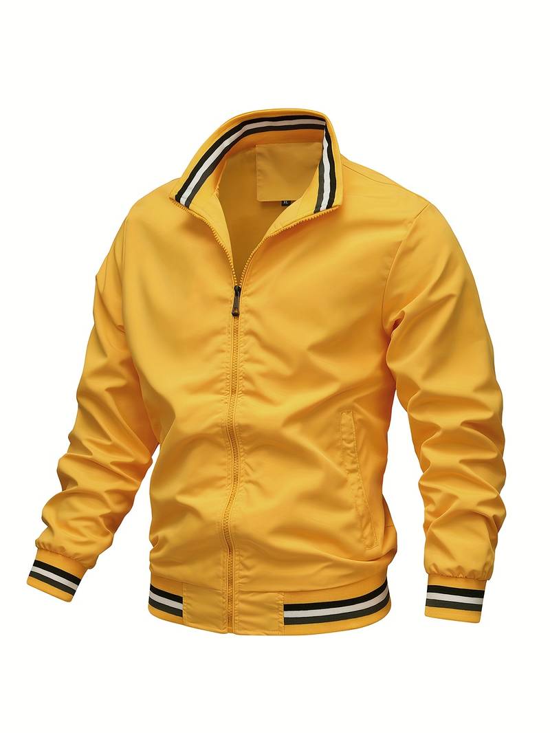 Lightweight Polyester Bomber Jacket