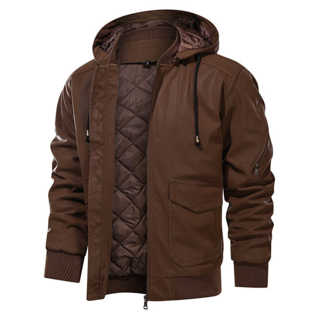 Water-Resistant Leather Vest