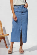 Modern April Denim Skirt