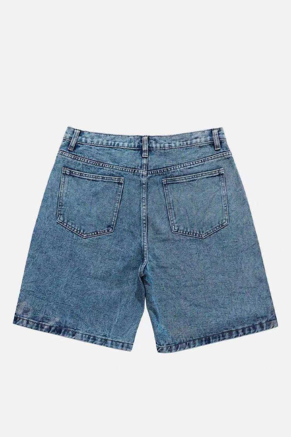 Modern Trendy Star Patch Shorts