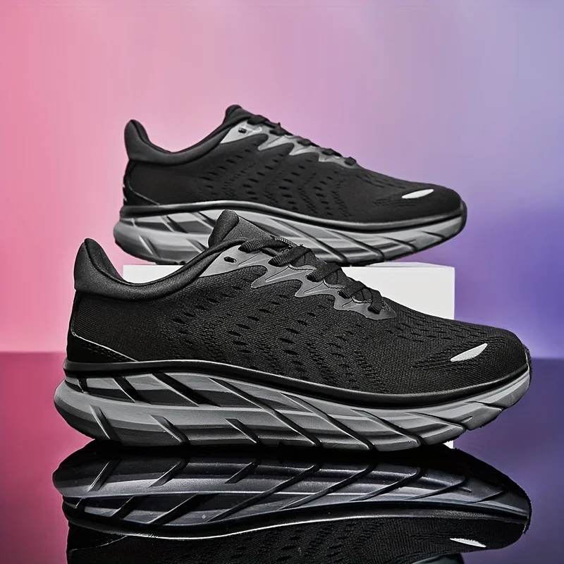 Mesh Knit Sneakers with Lightweight Construction