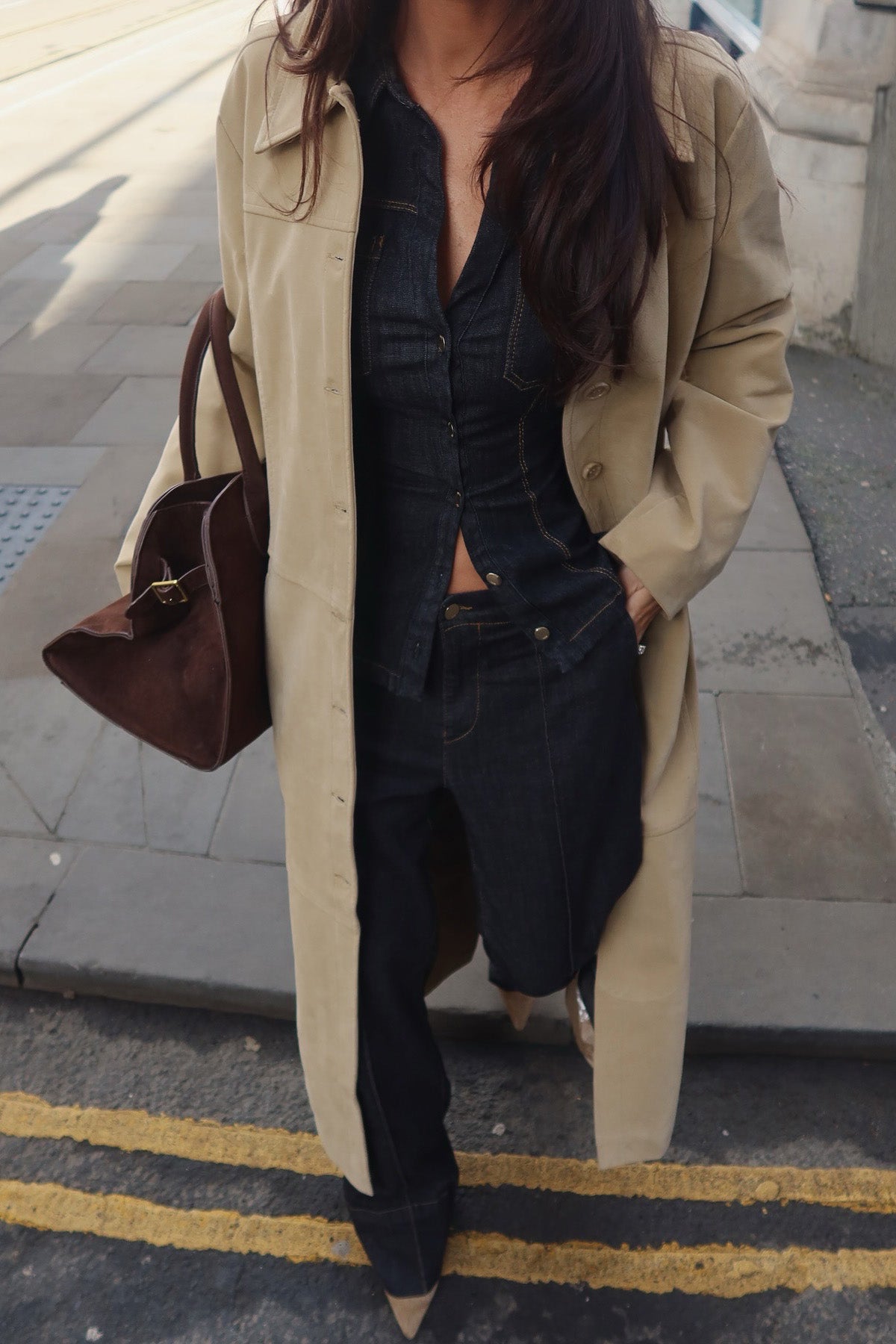 Coordinated Vogue Street Deep Indigo Denim Set