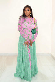 Green & Pink