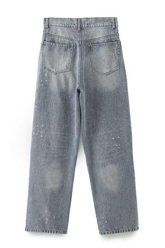 Modern Personalized Trendy Short Denim Suit