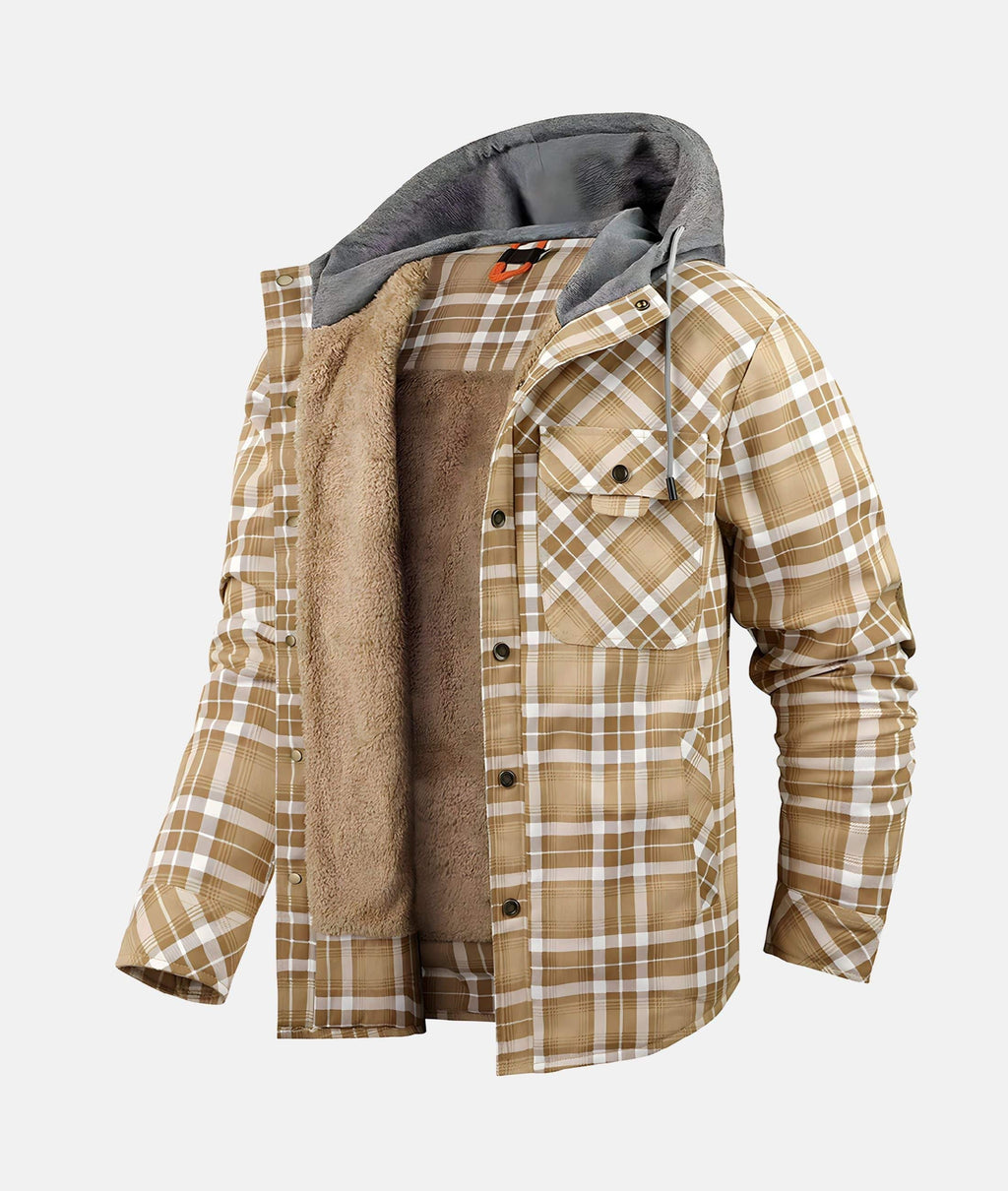 Lightweight Flannel Denim Jacket