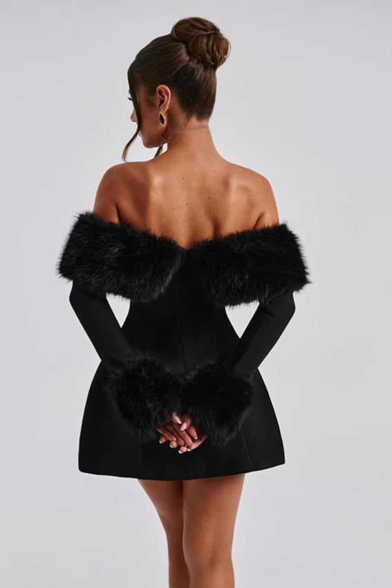 One-shoulder Slim Sexy Mini-Length Dress