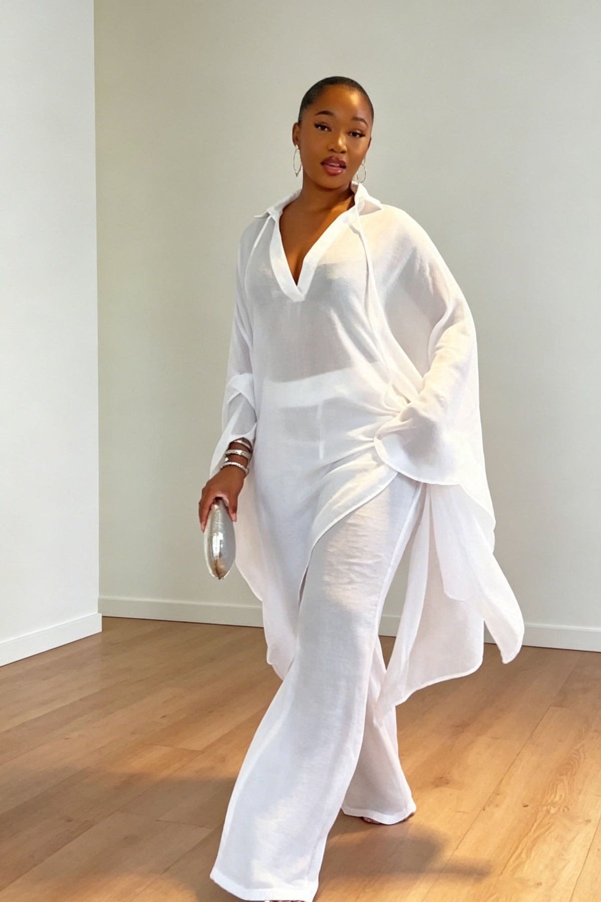 Oversized Tunic & Trousers Set