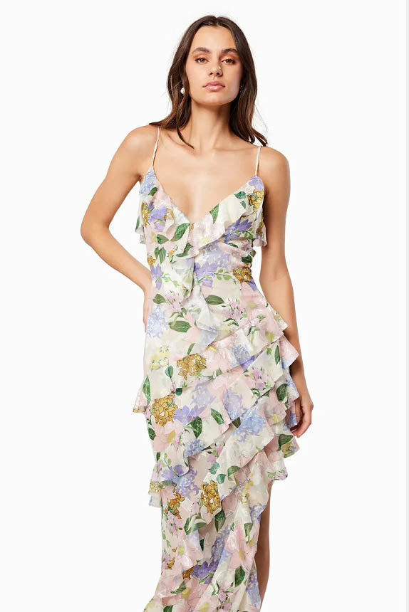 Modern Spring Summer Off-Shoulder Organza Dress