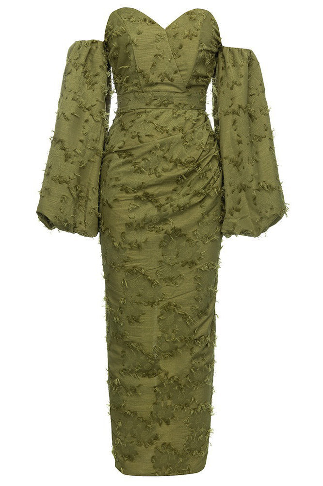 Modern Sexy Strapless Long Evening Gown