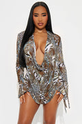 Coordinated Resort Wild Print Shorts Set