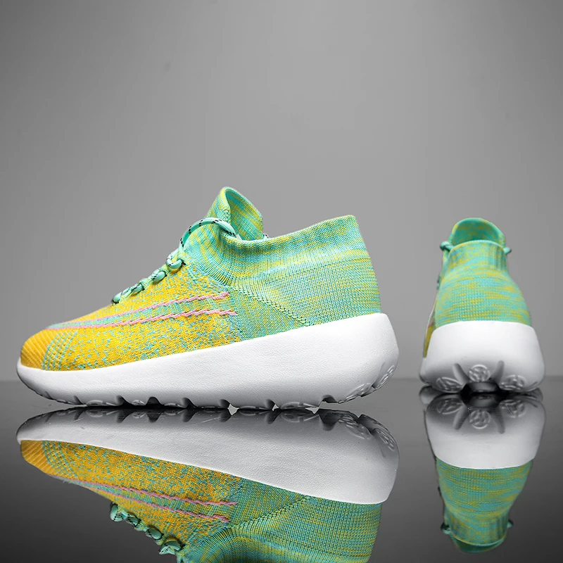 Knit Sneakers with Breathable Upper