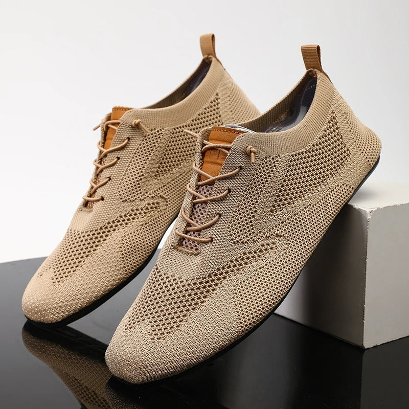 Mesh Knit Sneakers with Breathable Upper