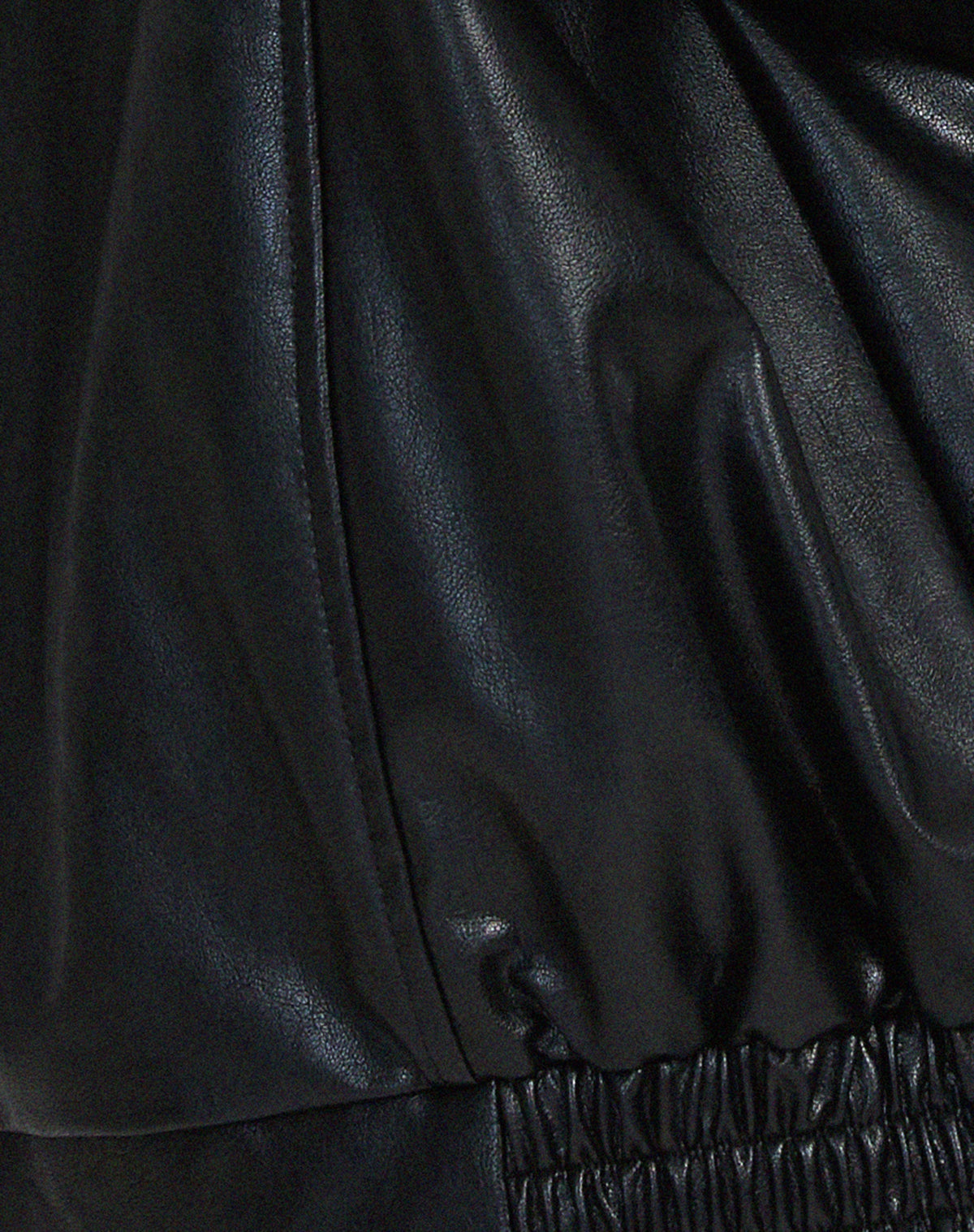 Modern Oversized Leather Jacket