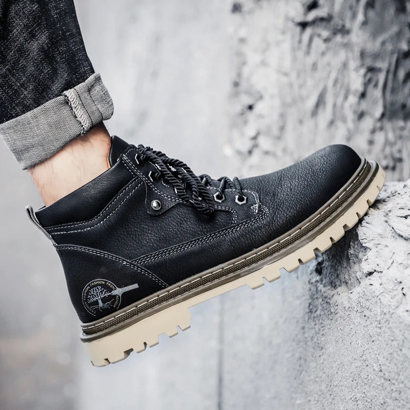 Boots with Padded Collar