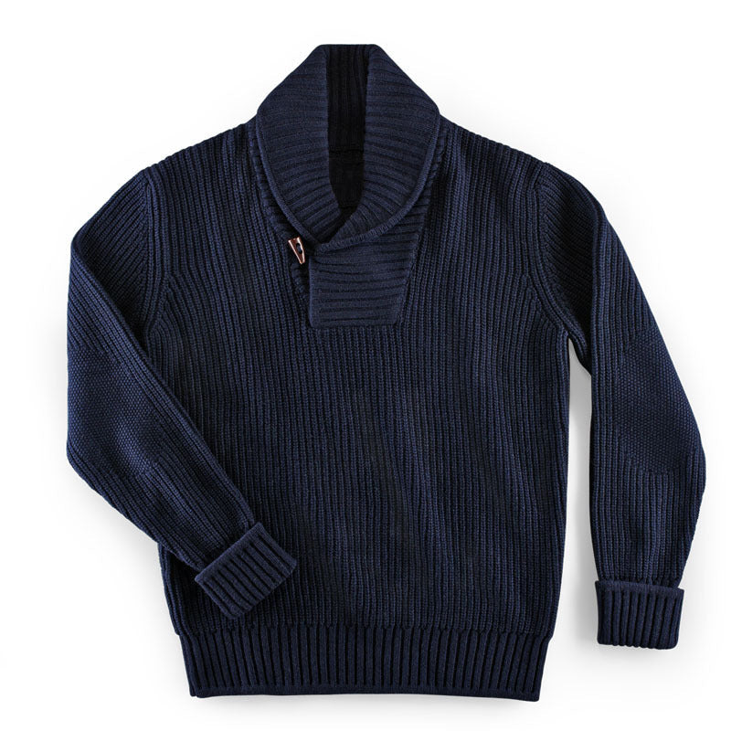 Wool Blend Cardigan with Zip Front