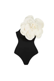 White Floral Swimsuit