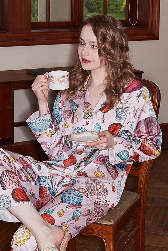 Coordinated Foundation Hot Air Balloon Pajama Set