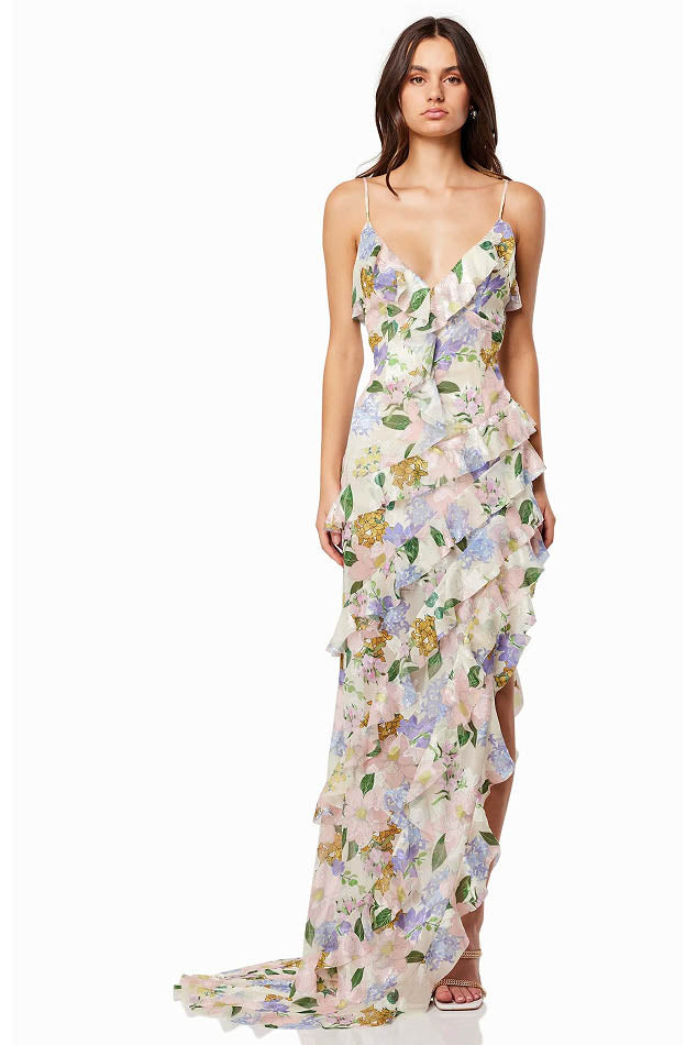 Modern Spring Summer Off-Shoulder Organza Dress