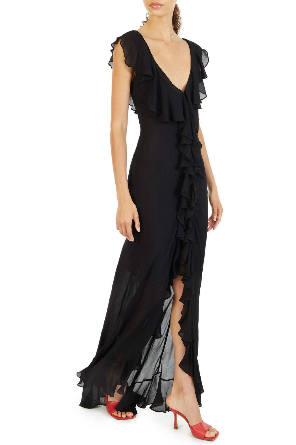 Fitted Slit Height - enhancing Dress