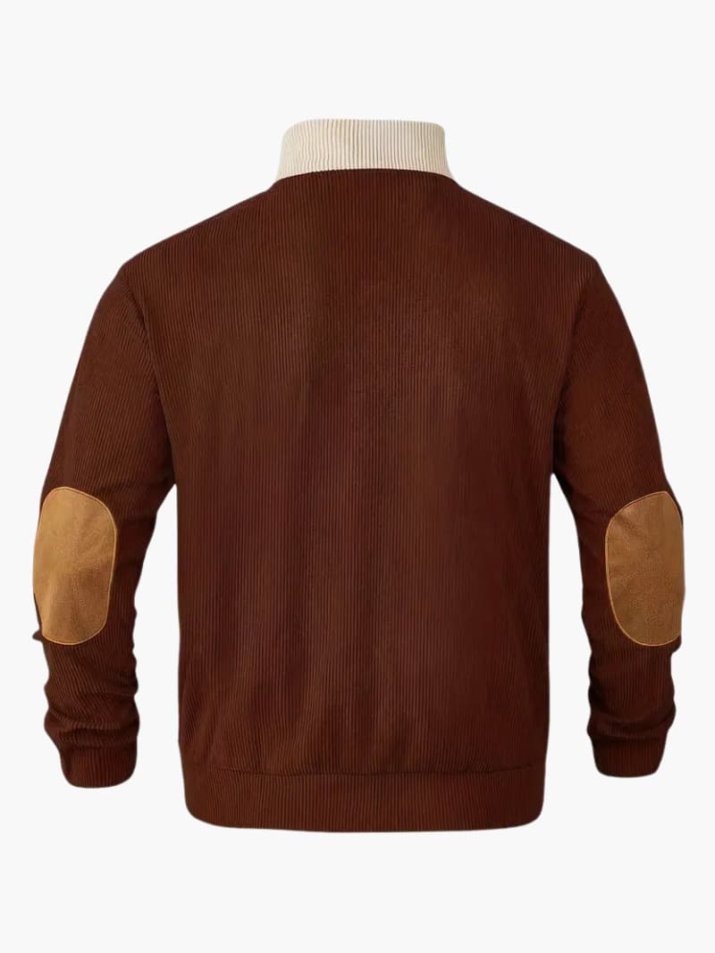 Knit Sweater with Button Front