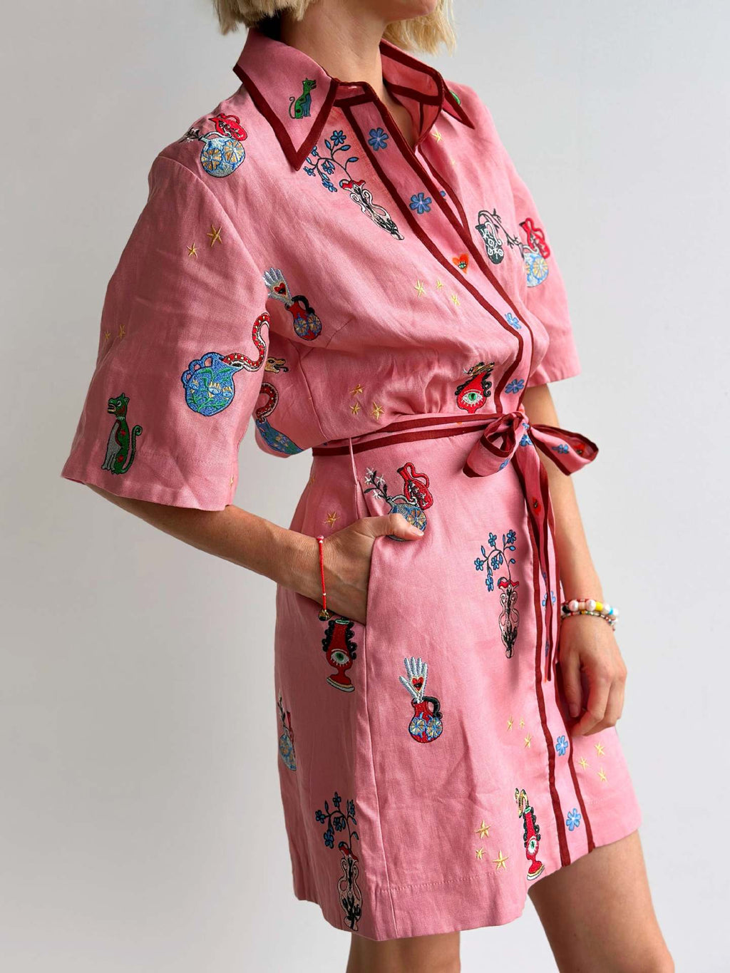 Relaxed Fashion Knit Cardigan Dress