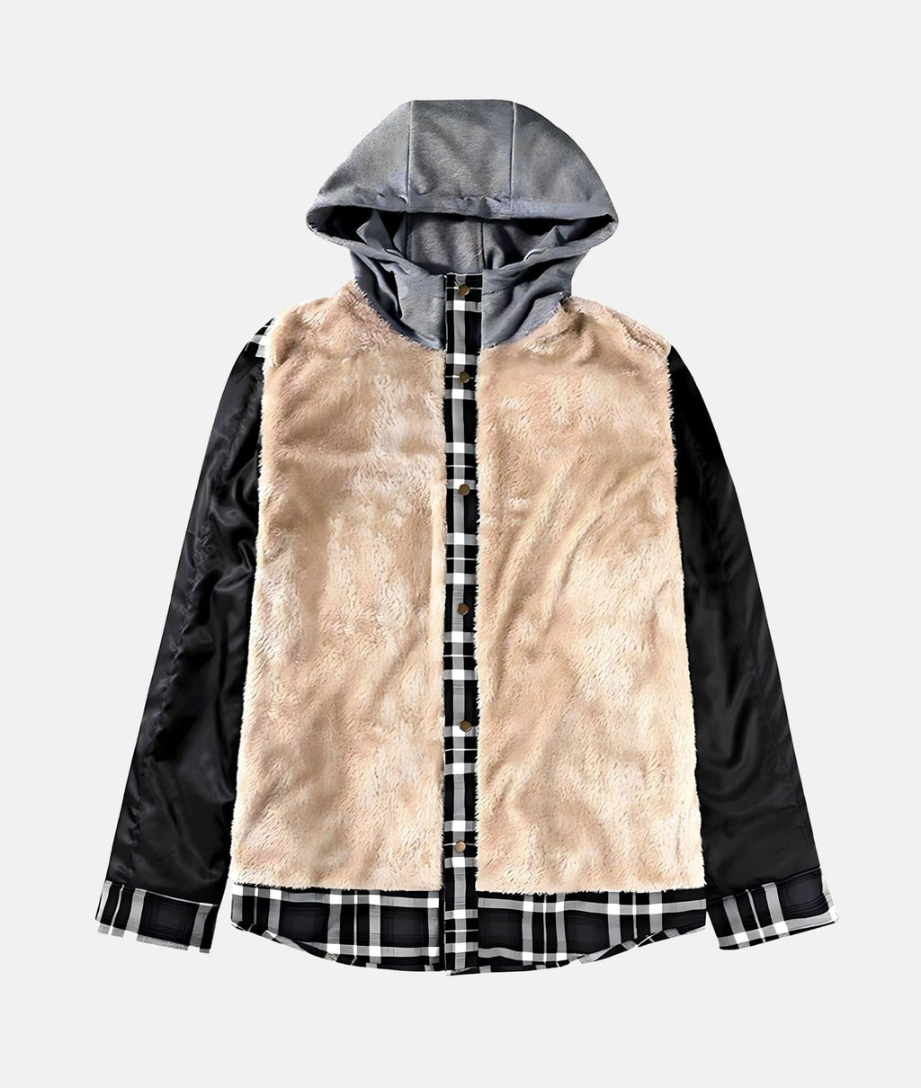 Lightweight Flannel Denim Jacket