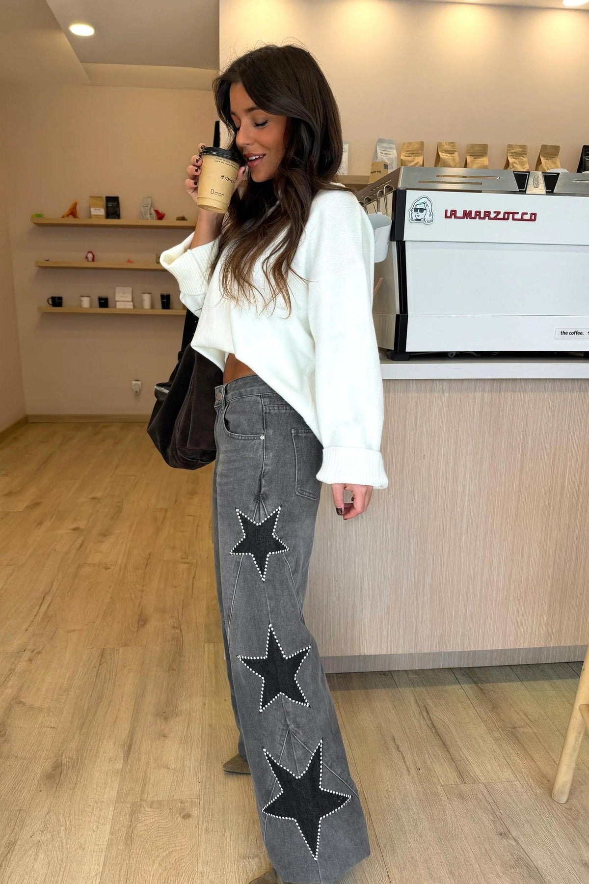 Relaxed Star Straight Jeans