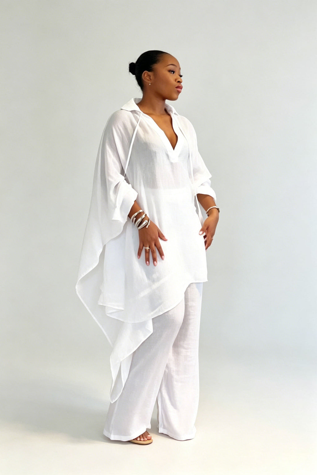 Oversized Tunic & Trousers Set