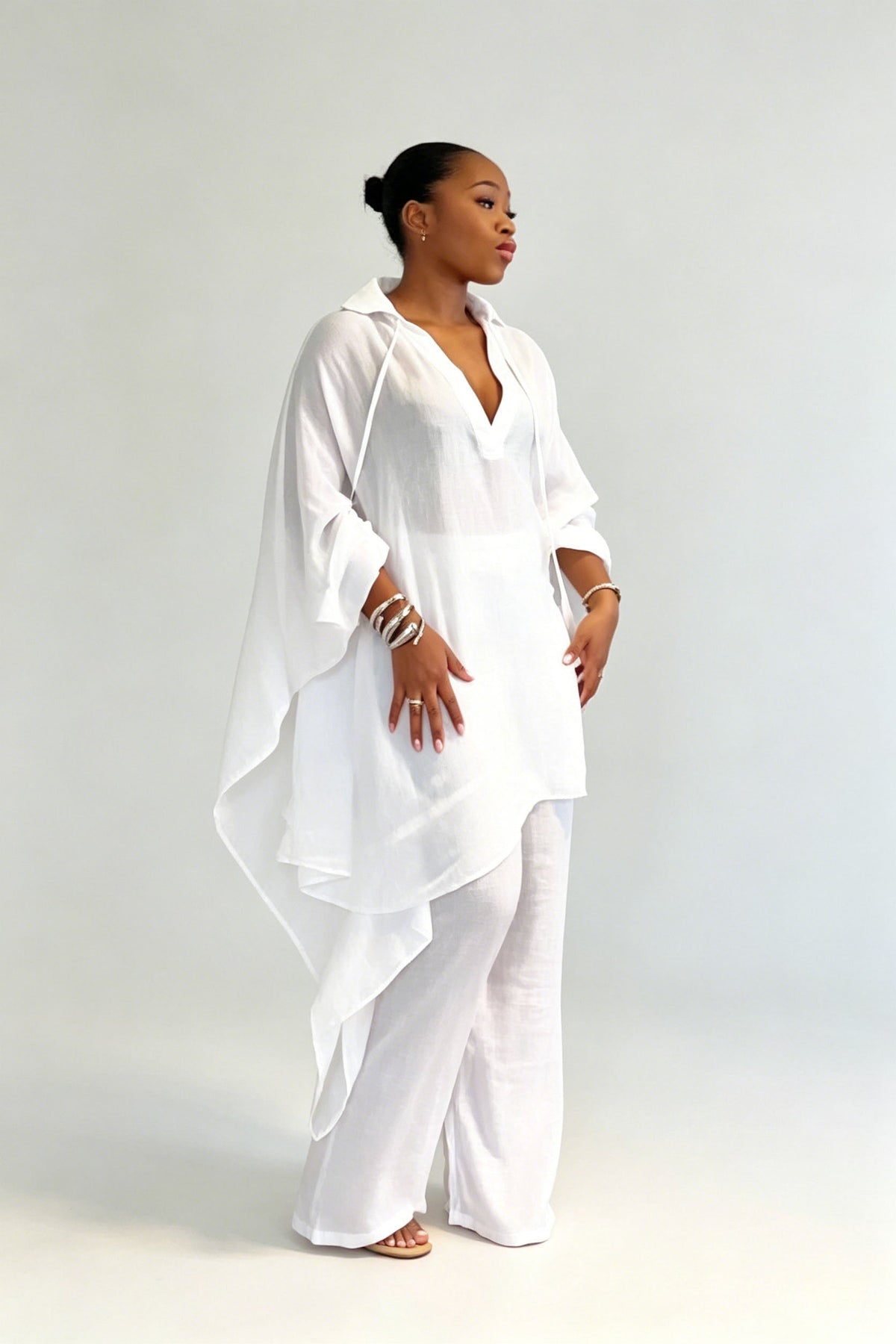 Oversized Tunic & Trousers Set