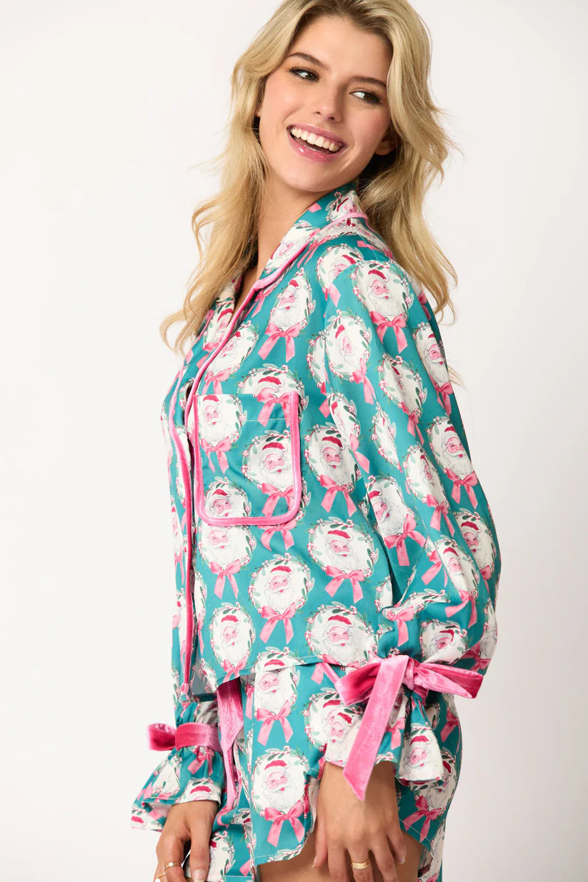 Coordinated Christmas Character Sprint Pajama Short Set
